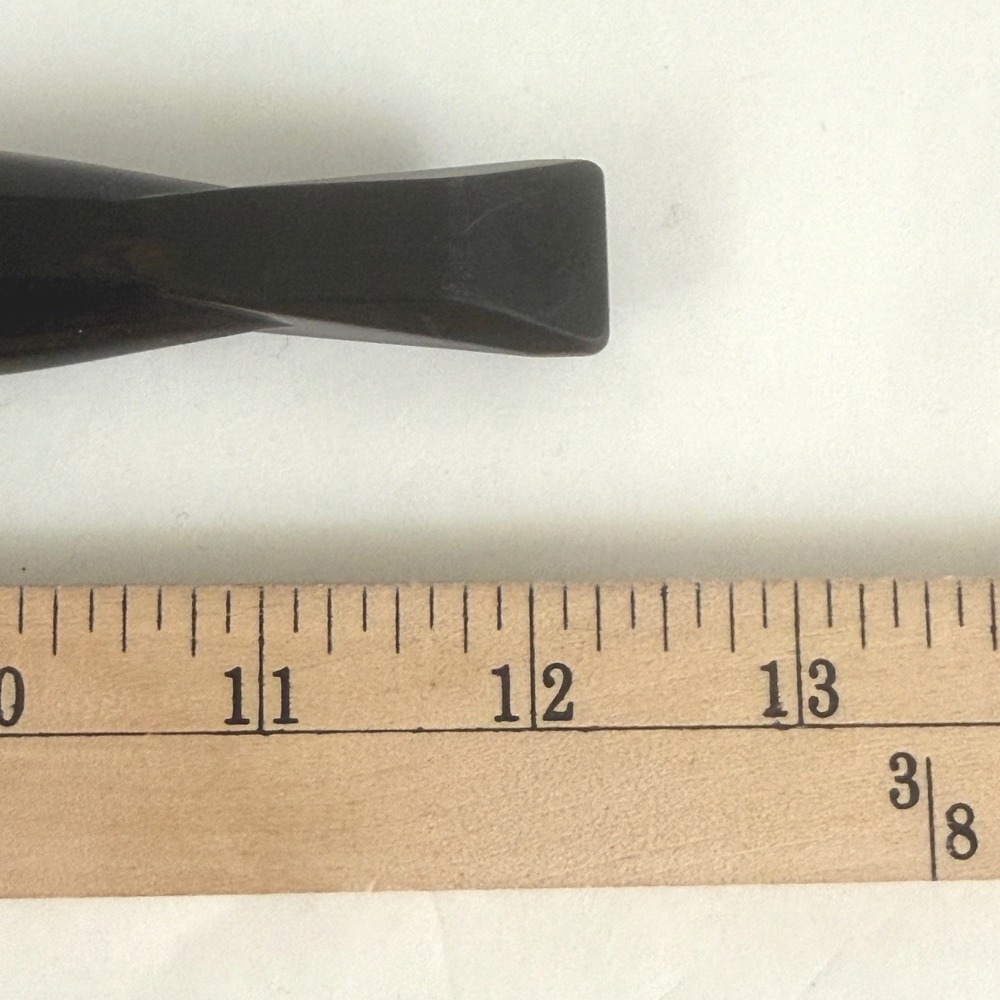 Vintage CUTCO Slotted Serving‎ Spoon Marbled Black Red Handle USA 12.5" - Picture 10 of 11